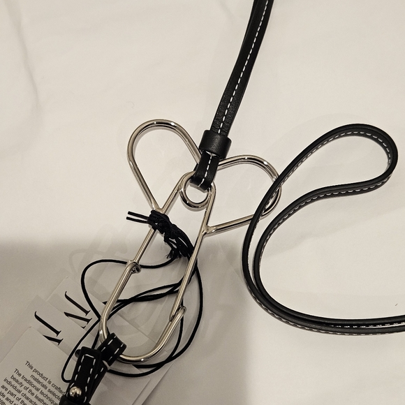 JW ANDERSON Safety Pin Leather Card Holder - UNISEX - Picture 4 of 8